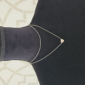 Silver-Toned Heart Necklace